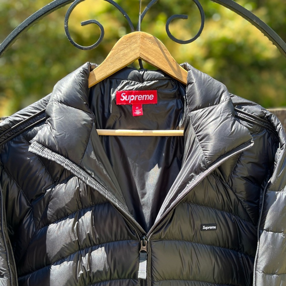 Supreme Black Micro Down Jacket. Size Medium. Nev… - image 1